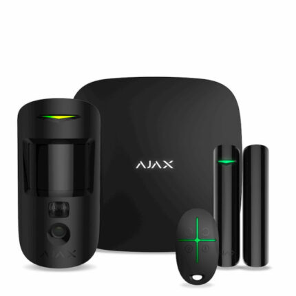 Ajax StarterKit Cam Plus 20504.66.BL1 Стартов комплект Hub 2 Plus за изграждане на системи за сигурност Ajax - Hub, черен цвят