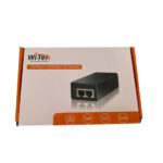 PoE инжектор за захранване на PoE камери, IEEE 802.3af/at (30W), 10/100/1000Mbps, 2xRJ45 Wi-Tek WI-POE51-48V