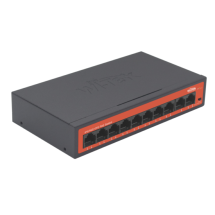 10-портов бюджетен PoE комутатор Wi-Tek WI-PS210H
