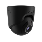 Ajax TurretCam 64928.197.BL1 8 Мегапикселова куполна IP камера с IR до 35м, 2.80 mm, черен цвят на корпуса