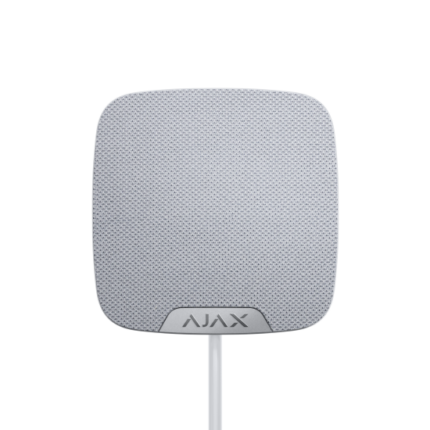 AJAX Home Siren 30860.11.WH1 Жична вътрешна сирена с регулируема сила на звука 85 - 105 dB