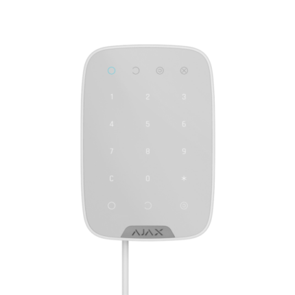 AJAX KeyPad 30864.12.WH1 Жична сензорна клавиатура за работа с хибридни алармени системи Ajax Fibra