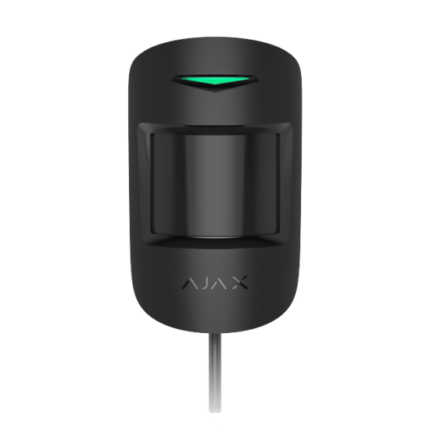 AJAX Motion Protect 30859.09.BL1 Жичен PIR детектор за движение и имунитет към домашни любимци до 20 кг/50 см, черен корпус