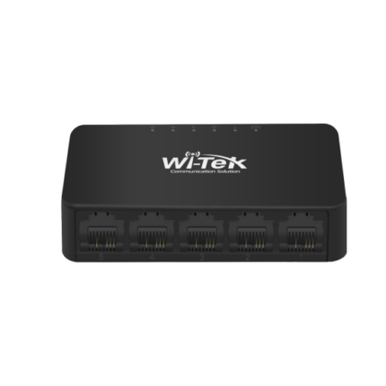 5-портов PoE комутатор Wi-Tek WI-SF105