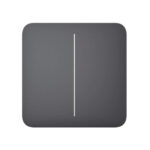 AJAX SoloButton 46016.144.GP Лицев панел за електрически ключ - двоен - Graphite