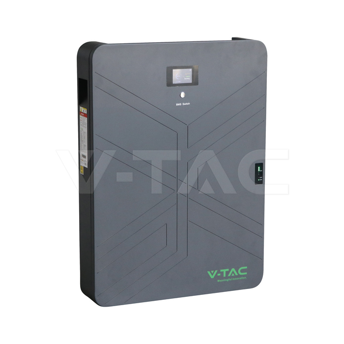 V-TAC VT-14033 — LiFePO4 батерия 14,33 kWh, 51,2 V, черна V-TAC VT-14033 — LiFePO4 батерия 14,33 kWh, 51,2 V, черна