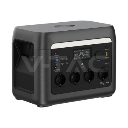 V-TAC VT-10009 PRO — преносима станция 1800 W / 1024 Wh с Wi-Fi