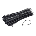 TCP-150-2.5-B — черни кабелни превръзки 150 × 2,5 mm, 100 бр.