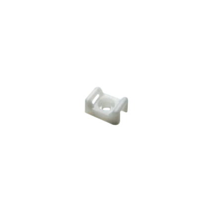 TAC-1-W — бели държачи за кабелни превръзки, 15 × 10 × 7 mm, 100 бр.