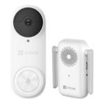 EZVIZ DB2 Pro — комплект видеозвънец 2K+ и вътрешен звънец