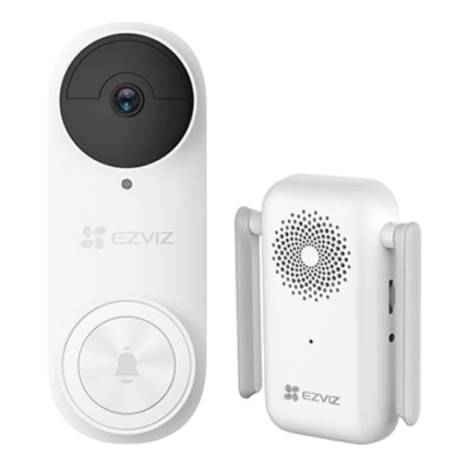 EZVIZ DB2 Pro — комплект видеозвънец 2K+ и вътрешен звънец