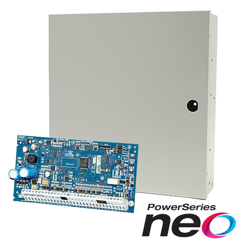 DSC HS2128NKE Neo алармена централа с голяма метална кутия DSC HS2128NKE Neo алармена централа с голяма метална кутия
