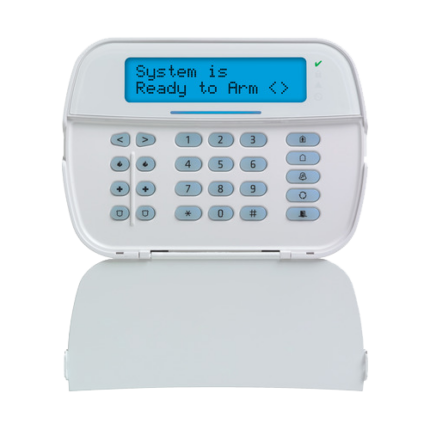 DSC HS2LCDWFPRO8EE3 — безжична LCD клавиатура PowerSeries Pro PowerG 868 MHz