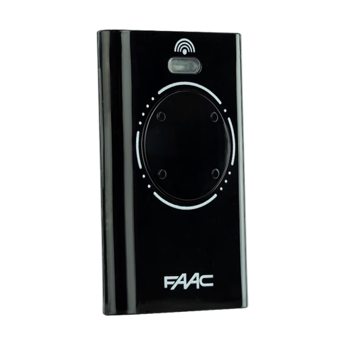 FAAC XT4SLH-LR-7870081 — 4-канално дистанционно SLH LR 433,92 MHz, черно
