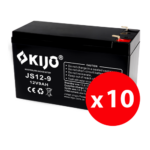 KIJO JS12-9-BAX — комплект 10 AGM акумулатора 12 V, 9 Ah