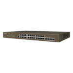 Tenda TEG5328F — 24-портов L3 Gigabit суич с 4 SFP порта