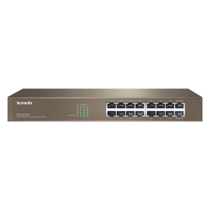 Tenda TEG1016D — 16-портов Gigabit суич