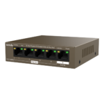 Tenda TEG1105PD — Gigabit PoE удължител с 1 PoE вход и 4 PoE изхода