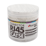 RJ45-CAT5E-JAR — неекранирани RJ45 Cat5e конектори, буркан 100 бр.