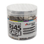 RJ45M-CAT5E-JAR — екранирани RJ45 Cat5e конектори, буркан 100 бр.