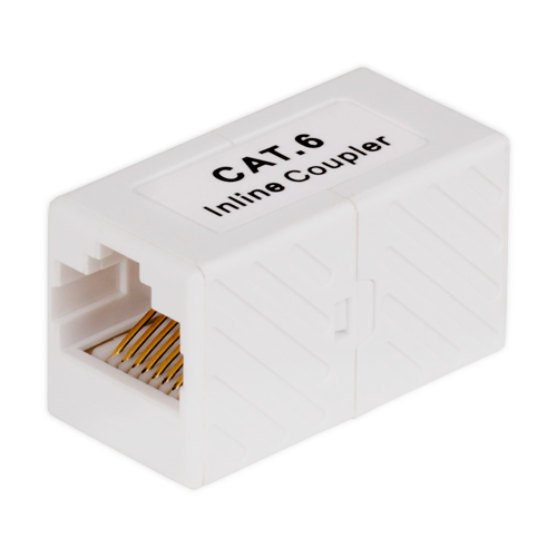 RJ45-CON-CAT6 — вътрешен RJ45 Cat6 съединител, 2 × 8P8C RJ45-CON-CAT6 — вътрешен RJ45 Cat6 съединител, 2 × 8P8C