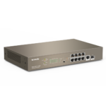 Tenda TEG5310P-8-150W — 8-портов PoE+ Gigabit суич, бюджет 130 W