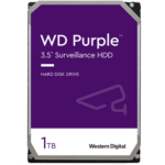 WD Purple WD10PURZ — диск 1 TB, 3,5″ SATA, CMR, 64 MB за видеонаблюдение