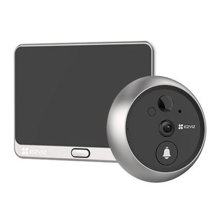 EZVIZ CS-DP2-2K — видеошпионка 3 MP с 4,3-инчов екран