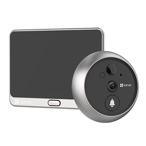 EZVIZ CS-DP2-2K — видеошпионка 3 MP с 4,3-инчов екран