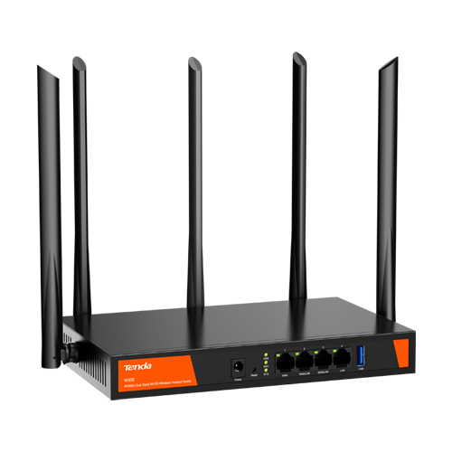 Tenda W30E — AX3000 бизнес Wi-Fi 6 рутер с Multi-WAN Tenda W30E — AX3000 бизнес Wi-Fi 6 рутер с Multi-WAN