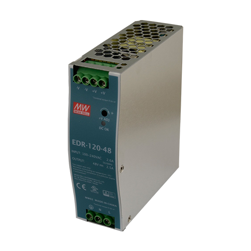 MEAN WELL EDR-120-48 — DIN захранване 48 V, 2,5 A, 120 W