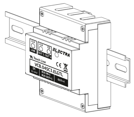 Electra VCB.04SC3.ELGTL разклонител за 4 домофонни терминала