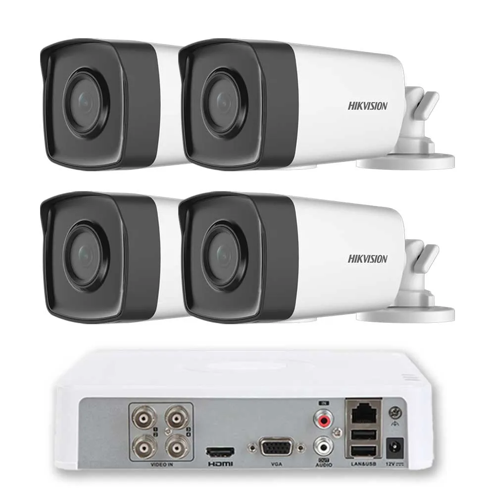 Комплект ZK4580E — 4 камери Hikvision 2 MP IR 80 m и 1 TB Комплект ZK4580E — 4 камери Hikvision 2 MP IR 80 m и 1 TB