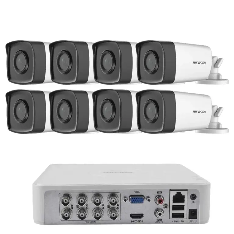Комплект ZK8440W — 8 камери Hikvision 2 MP, 100 m кабел и 2 TB