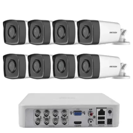 Комплект ZK8580E — 8 камери Hikvision 2 MP IR 80 m и 2 TB