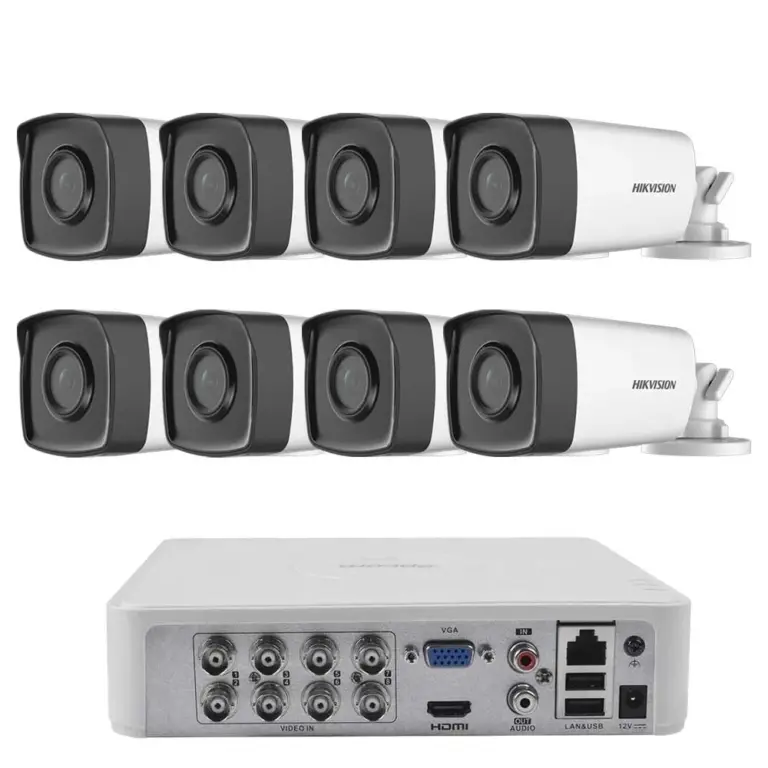 Комплект ZK8580E — 8 камери Hikvision 2 MP IR 80 m и 2 TB