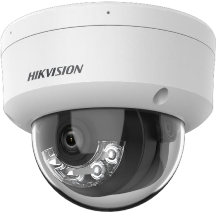 Hikvision DS-2CD1123G2-LIU-2.8mm — 2 MP куполна IP камера, Smart Hybrid Light 30 m