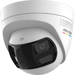 Hikvision DS-2CD1367G2HP-LIUF-SL-2.8mm — 6 MP панорамна ColorVu IP камера 180°, двупосочен звук