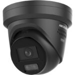 Hikvision DS-2CD2347G3-LIS2UY-SL-2.8mm-BLACK — 4 MP Turret ColorVu IP камера, 2.8 mm и двупосочен звук