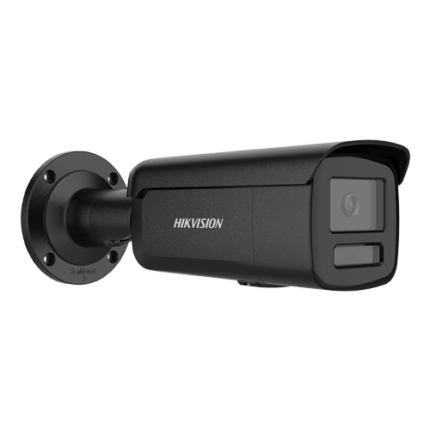 Hikvision DS-2CD2T47G3-LIY-2.8mm-BLACK — 4 MP черна ColorVu IP камера с HikAI-ISP
