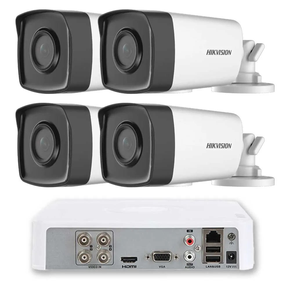 Комплект ZK41140E — 4 камери Hikvision 2 MP IR 40 m и 1 TB Комплект ZK41140E — 4 камери Hikvision 2 MP IR 40 m и 1 TB