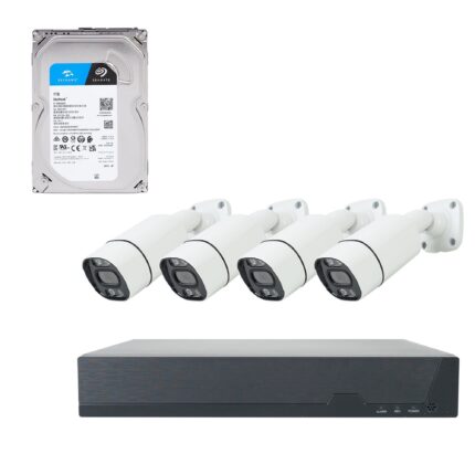 PNI-POE8-1TB IPMAX POE 8 комплект с 4 камери 8 MP и Seagate HDD 1 TB