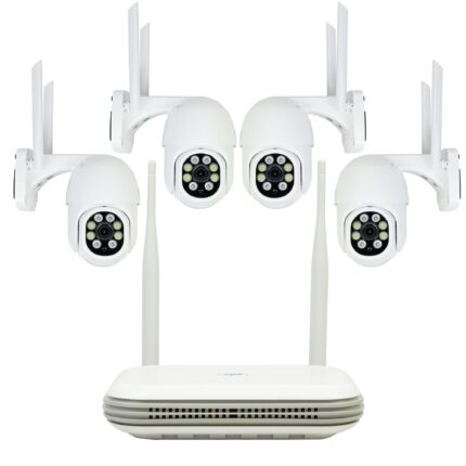 PNI-WF8-840-4 WiFi800 комплект с 4 PTZ камери IP840 8 MP и NVR