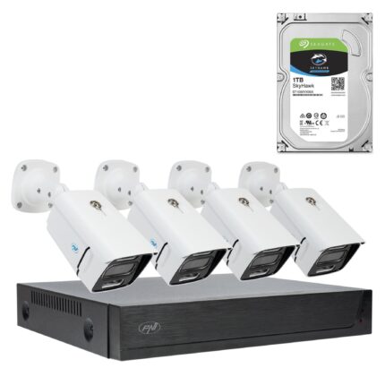 PNI-IPMAX3-1TB IPMAX POE 3 комплект с 4 камери 3 MP и Seagate HDD 1 TB