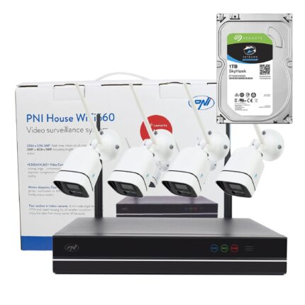 PNI-WF660-1TB WiFi660 комплект с 4 Wi-Fi камери 3 MP и Seagate HDD 1 TB