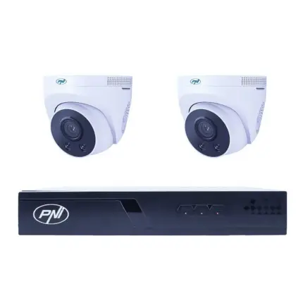 PNI House IP710-2IP5 — PoE комплект с 2 куполни камери 5 MP и кабели