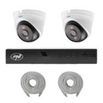 PNI House IP710-2IP8 — PoE комплект с 2 куполни камери 8 MP и кабели