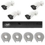 PNI House IP710-4I8 — PoE комплект с 4 камери 8 MP и кабели