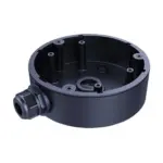 Hikvision DS-1280ZJ-DM21-BLACK — черна монтажна кутия Ø137 × 42 mm
