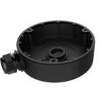Hikvision DS-1280ZJ-DM8-Black — черна монтажна кутия Ø126.7 × 35 mm